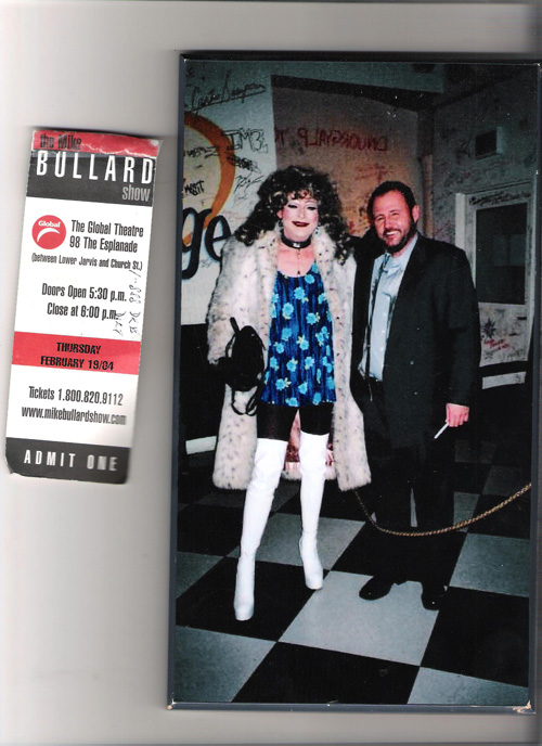 Roxy Wildside and Mike Bullard at The Mike Bullard Show